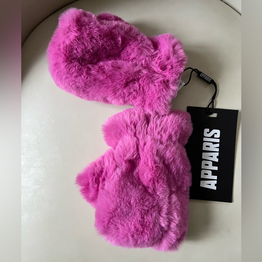 APPARIS Ariel Fingerless Gloves, Confetti Pink